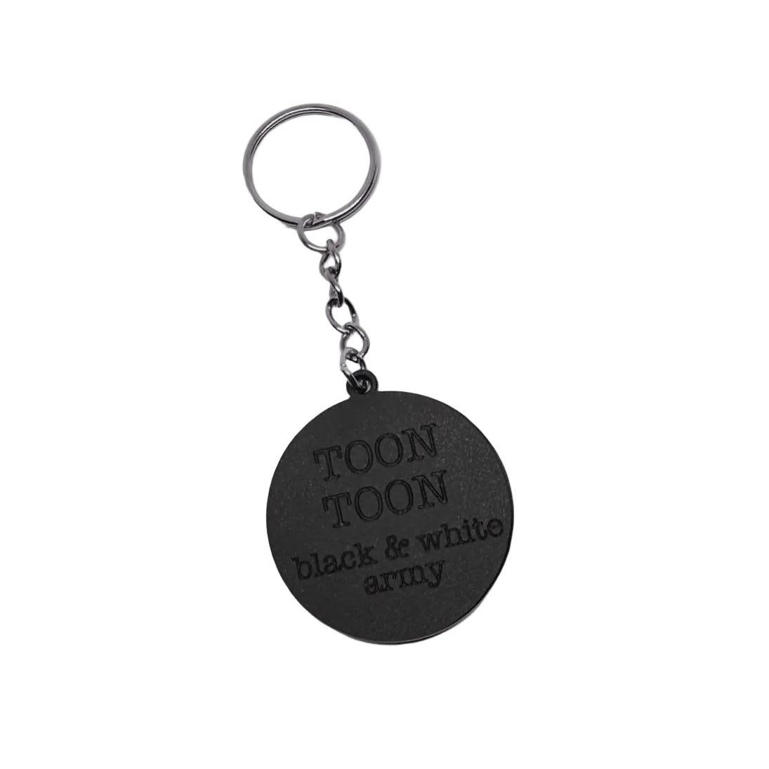 Toon Toon Black and White Army Keyring – Geordie Gift