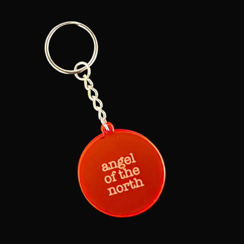Angel of the North Keyring – Cheeky Geordie Gift