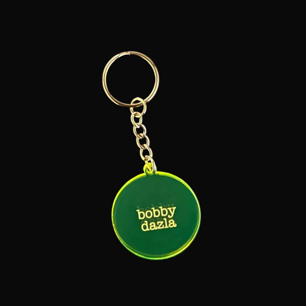 Bobby Dazla Keyring – Funny Geordie Saying Gift