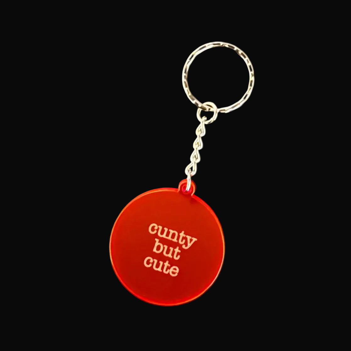 Cunty But Cute Keyring – Rude Sweary Funny Gift