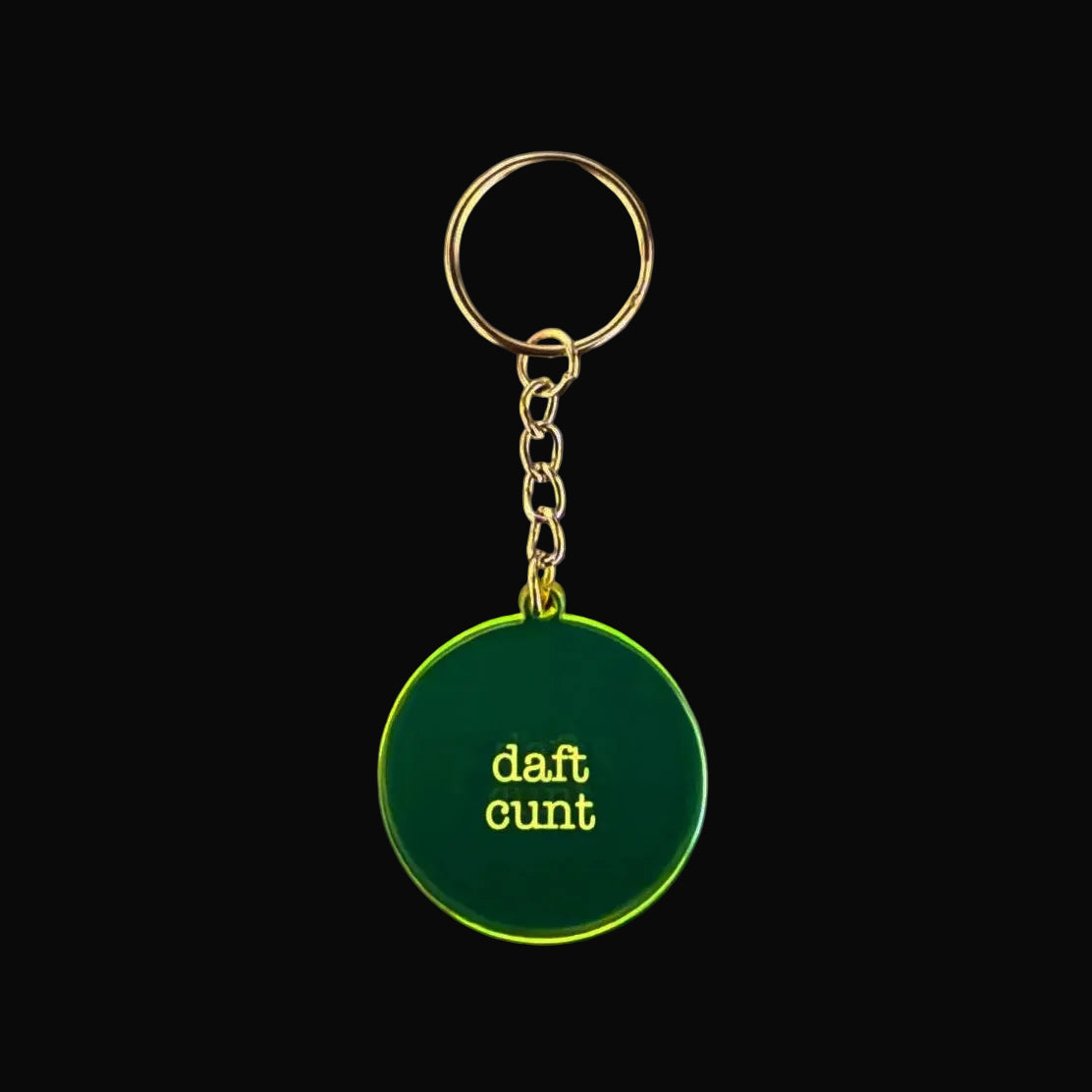 Daft Cunt Geordie Keyring – Rude Funny Gift
