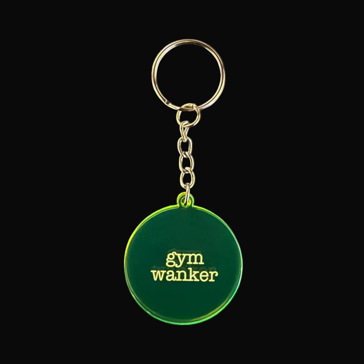 Gym Wanker Keyring – Funny Gym Gift