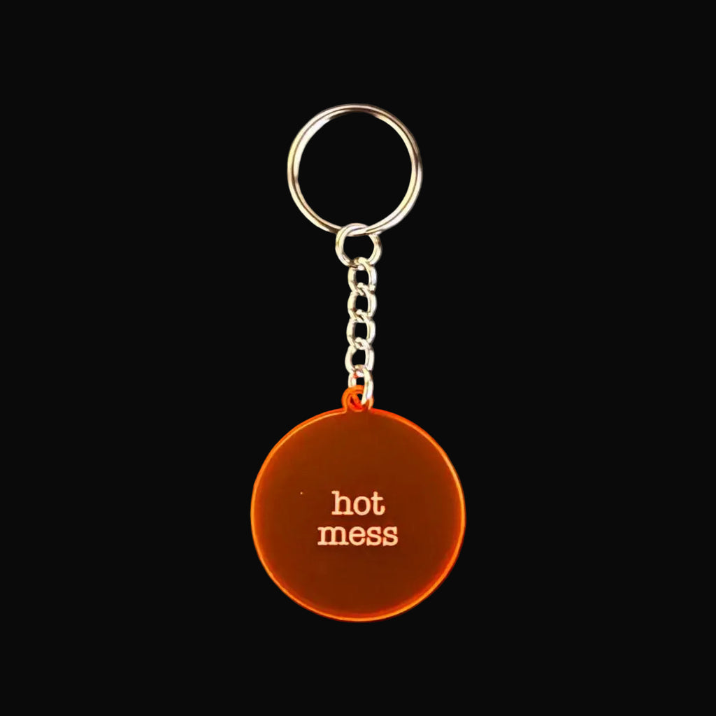 Hot Mess Keyring – Funny Attitude Sassy Gift