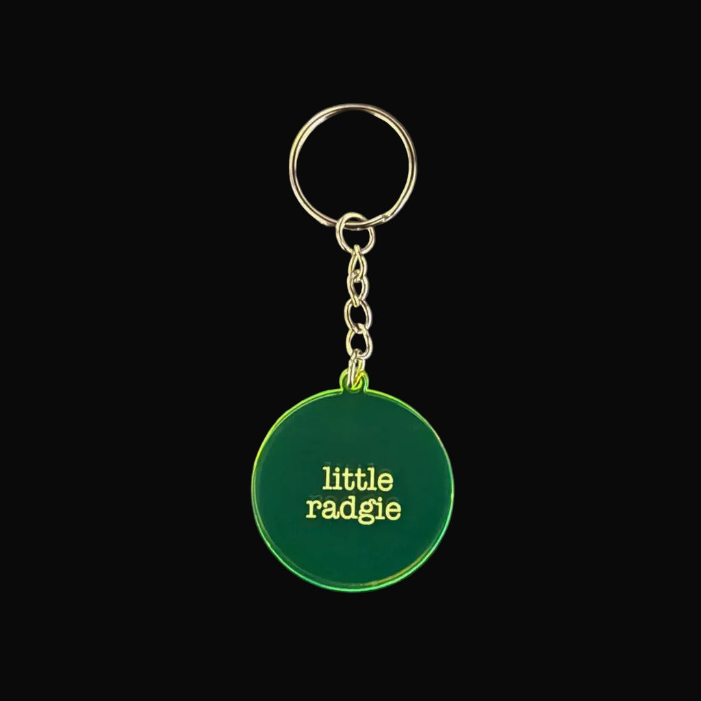 Little Radgie Keyring – Funny Geordie Saying Gift