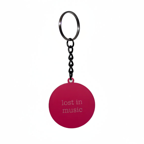 Lost in Music Keyring – Music Lover Gift