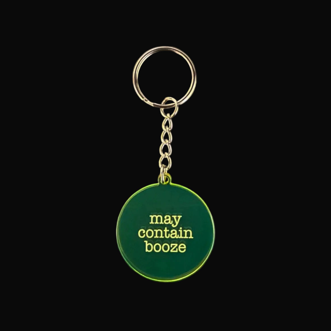 May Contain Booze Keyring – Funny Drinking Gift