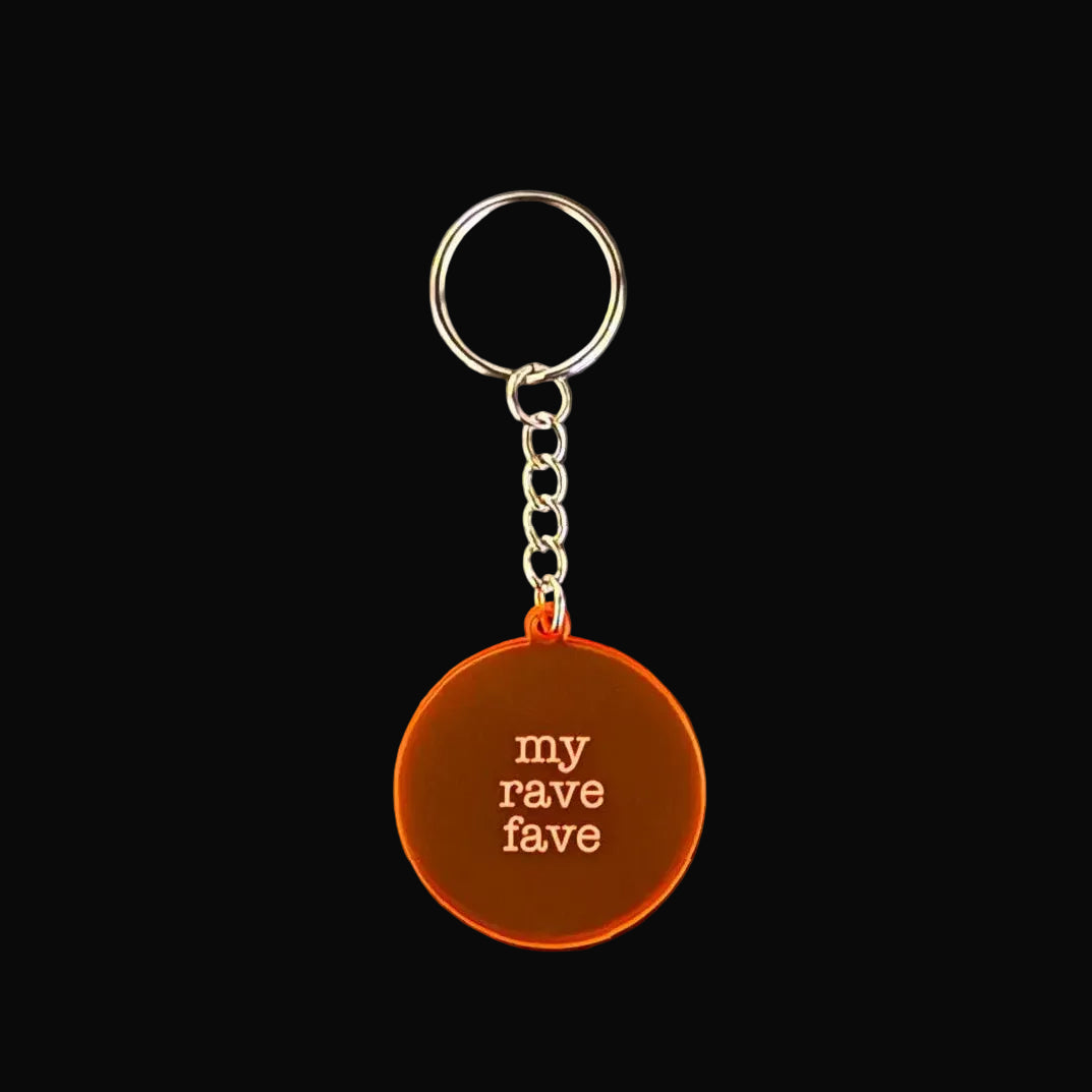My Rave Fave Keyring – Rave Gift