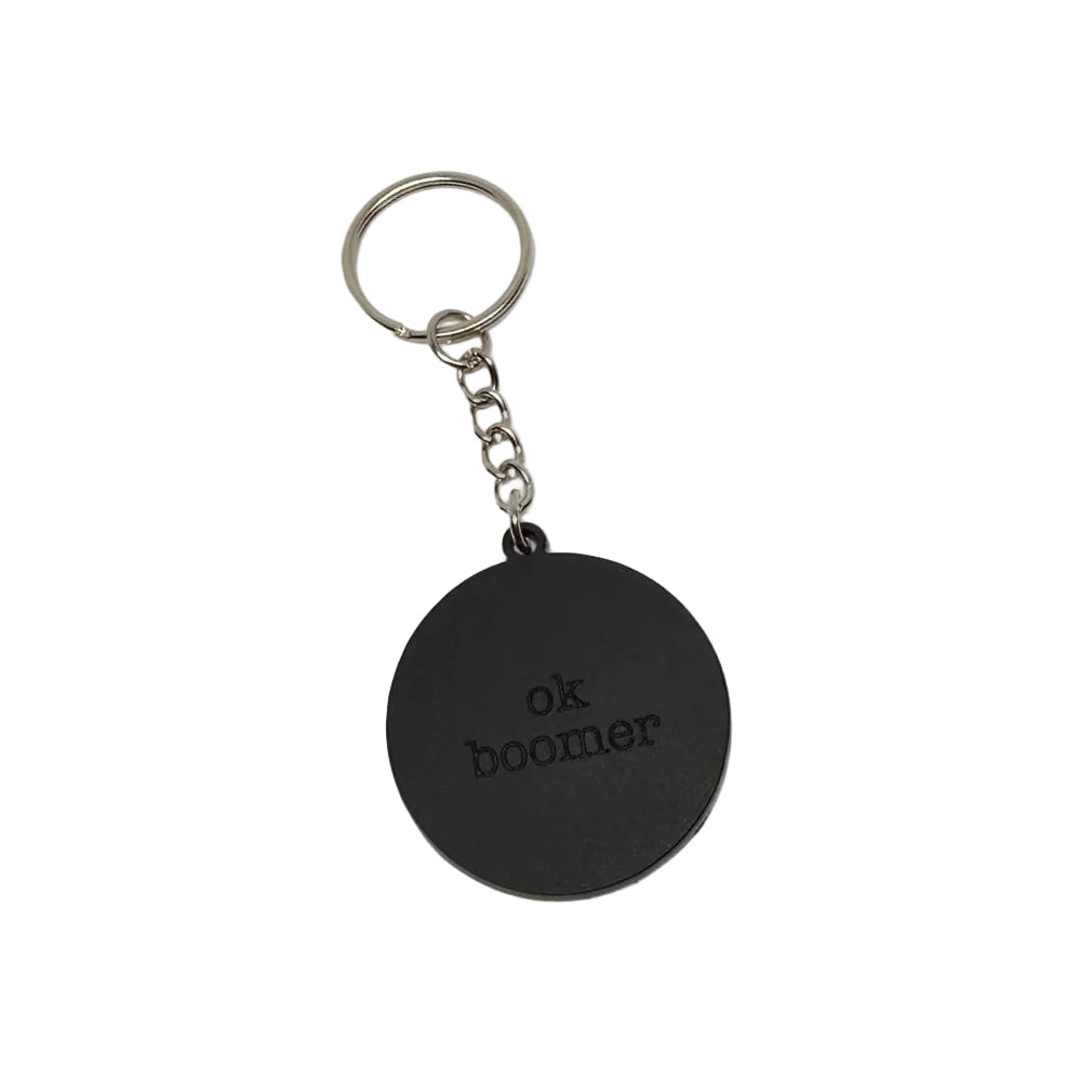 OK Boomer Keyring – Funny Novelty Gift