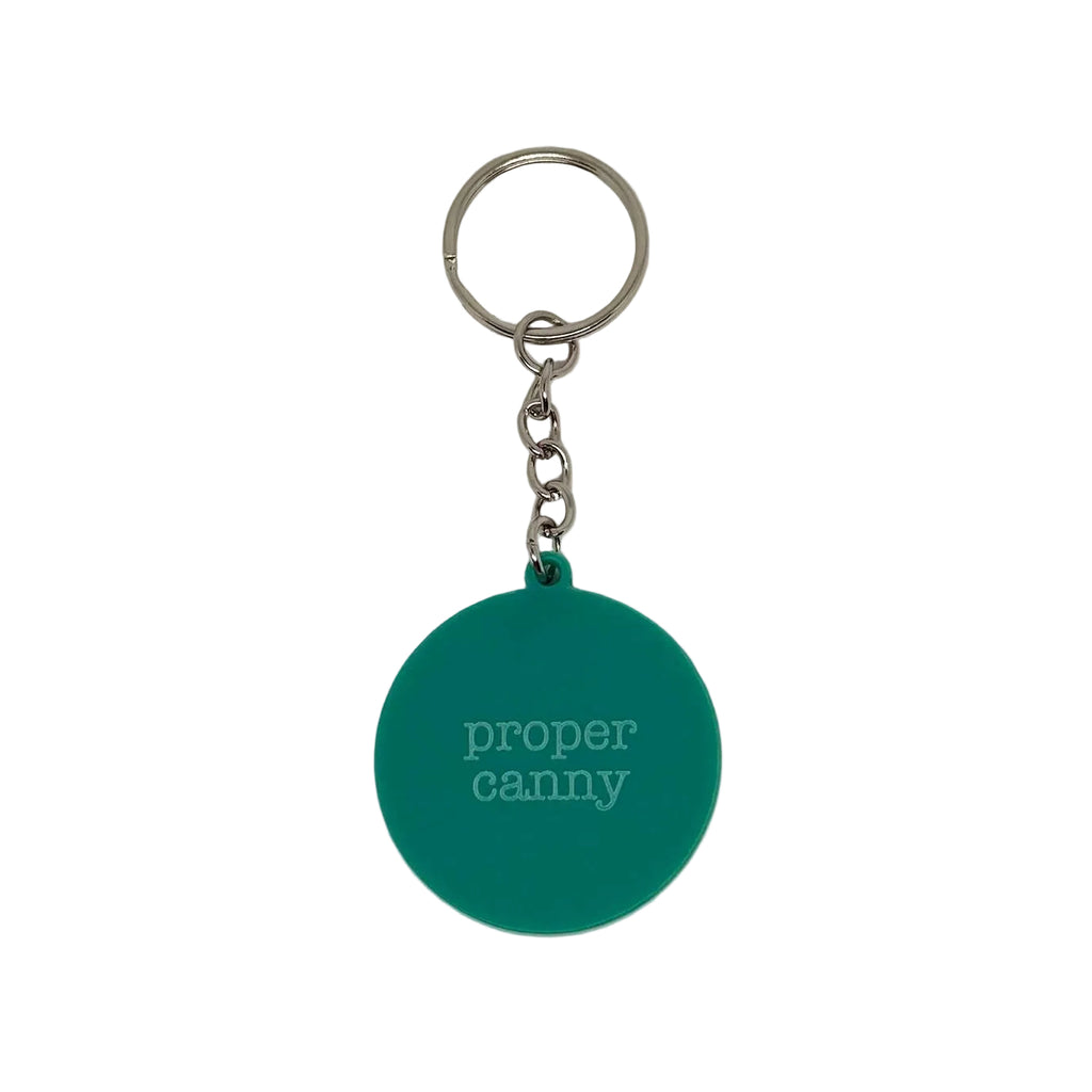 Proper Canny Keyring – Funny Geordie Saying Gift